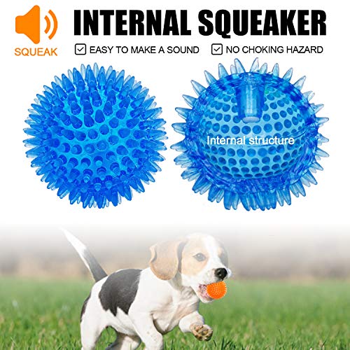Dog-Balls-Squeaky-Small-Dog-Toys-Puppy-Toys-Dog-Chew-Toy-for-Small-Medium-Dogs-Interactive-Durable-Toys-Chewing-Cleaning-Teeth-Rubber-Dog-Ball-Pet-Teething