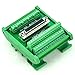 Electronics-Salon DIN Rail Mount D-SUB DB44HD Female Interface Module, Breakout Board, DSUB DB44.