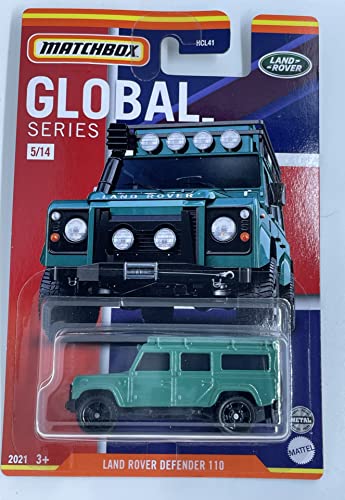 Matchbox Land Rover Defender 110 Green miniatura 1