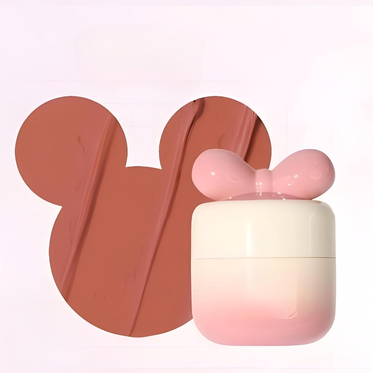 Viral Lip Mud Bold Matte Blurring Pot Lipstick | Lip & Cheek Tint Set Cute Korean Bow Knot Container with Silicone Applicator | (Regular)-picture-56
