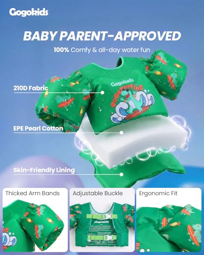 Image of Gogokids Puddle Float Jumper 24-66 Pounds, Toddler Swim Vest Kids Floaties