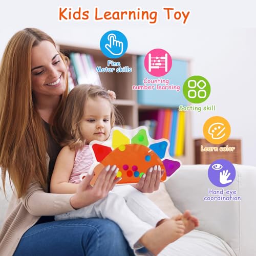 JoyLife Fidget Toys, Sensorik Spielzeug, Squeezable Farben Sortieren Spielzeuge, GelgefüLlte Sensorisches, Squeeze Spielzeuge Antistressspielzeug zum Quetschen und Kneten ADHS und Autismus Spielzeug