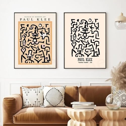 Affiches abstraites de Paul Klee 40x50cm images murales imprimées pour salon