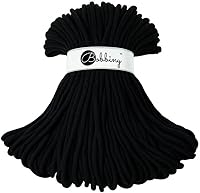 Vista 12 de Bobbiny - Cordón trenzado jumbo de 9 mm para macramé (color rojo vino), 108 yardas/330 pies