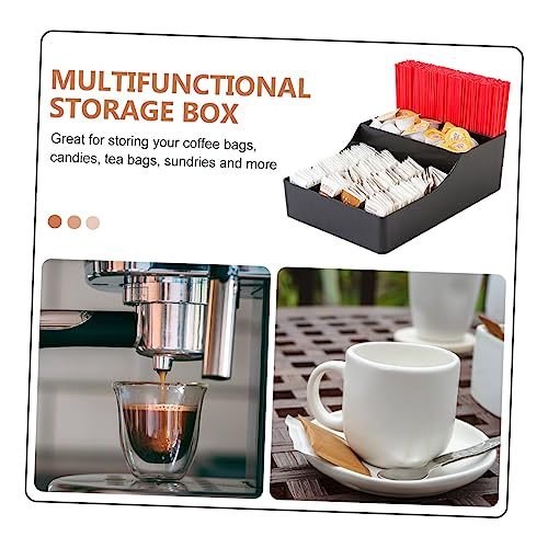 Boîte de rangement Cabilock pour sachets de sucre et thé de table à café - 5
