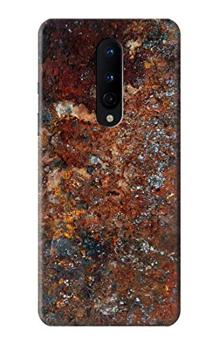 Coque pour OnePlus 8 étui de protection arrière imprimé style rouille