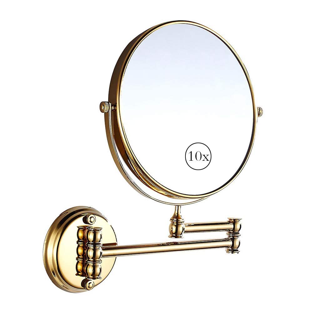 Miroir de courtoisie mural pivotant pour illuminer votre routine cosmétique