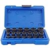 Luckyway 13-Piece Impact Bolt & Nut Remover Set, Nut Extractor Socket, Bolt Remover Tool Set