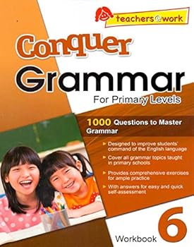 Paperback Sap Conquer Grammar For Primary Levels Workbook 6 Book