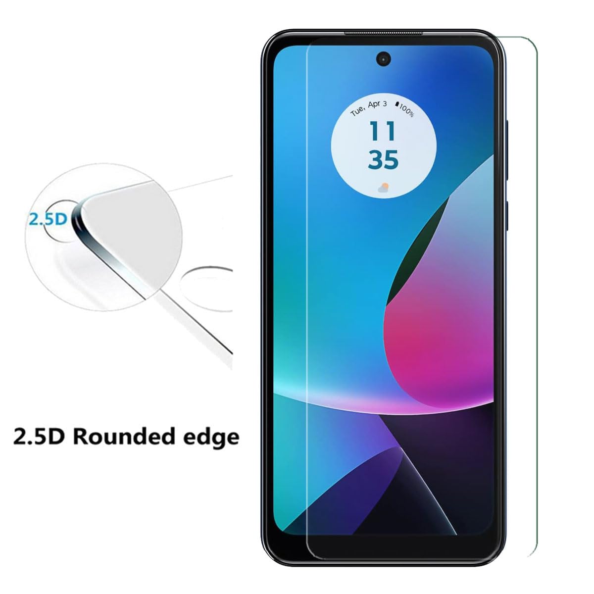 Cristal Templado Para Motorola Moto G35 Dureza 9h
