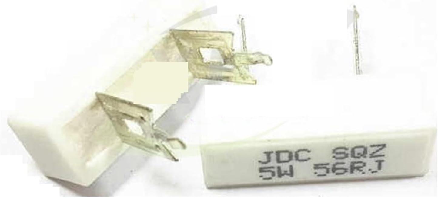 20PCS/LOT 5W 56RJ 5W56R cement resistor ceramic winding resistor pin distance: 15mm+/-5%