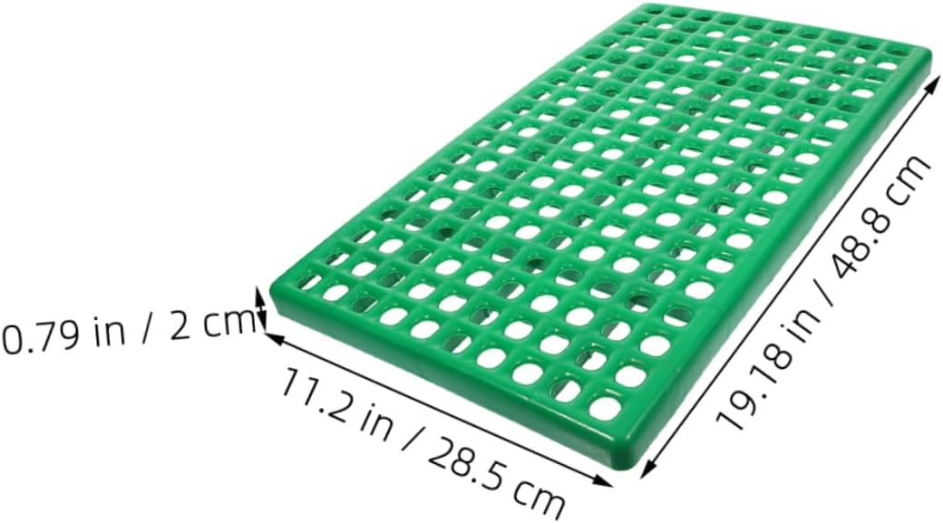 2pcs Rabbit Cage Mats for Small Animals Durable Plastic Floor Pads Easy- Management Mat for Cats Dogs Bunnies Hamsters and Chinchillas