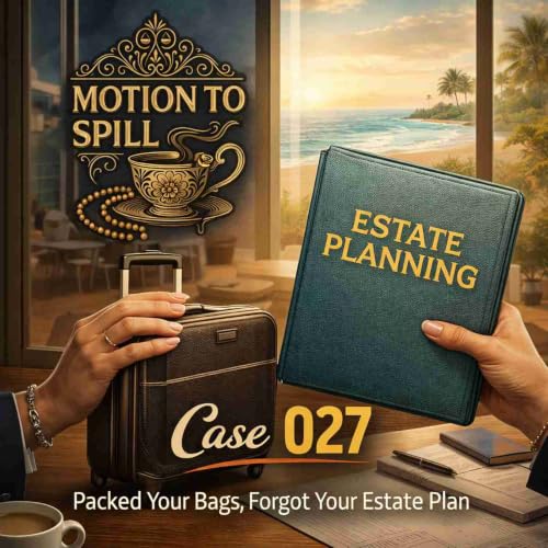 Motion to Spill &ndash; Episode 027: Packed Your Bags, Forgot Your Estate Plan