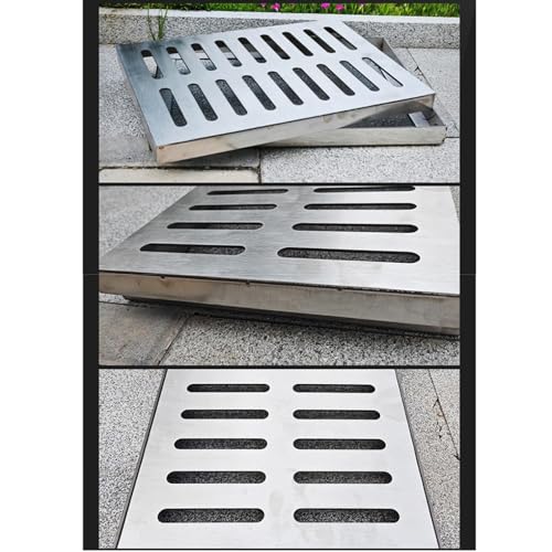 Couvercle de regard durable en acier inoxydable pour aménagements extérieurs - 6