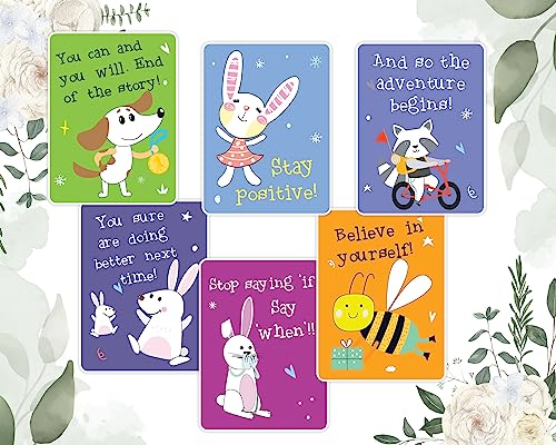 Image of Popcorn Affirmation Cards for Daily Motivation for Kids Positive Flash Deck for Kid Set of 28 Cards