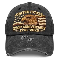 United States 250th Anniversary Hat, 1776-2026 American Eaglessallblack3