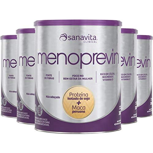 Kit 5 MENOPREVIN® Multivitamínico feminino da Sanavita 300g