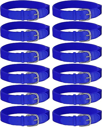 Image of Hercicy 12 Pcs Baseball Belts Softball Belts Bulk for Adult and Youth Adjustable