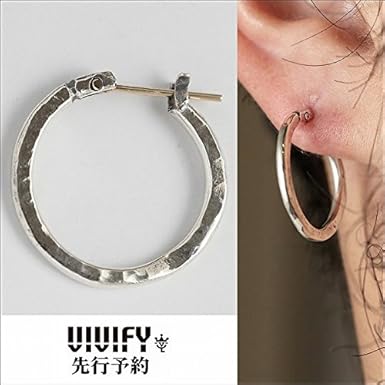 Amazon | VIVIFY ビビファイ フープピアス 18Kゴールド シンプル