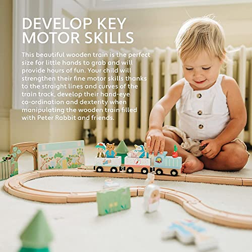 Orange Tree Toys - Set di treni in legno per