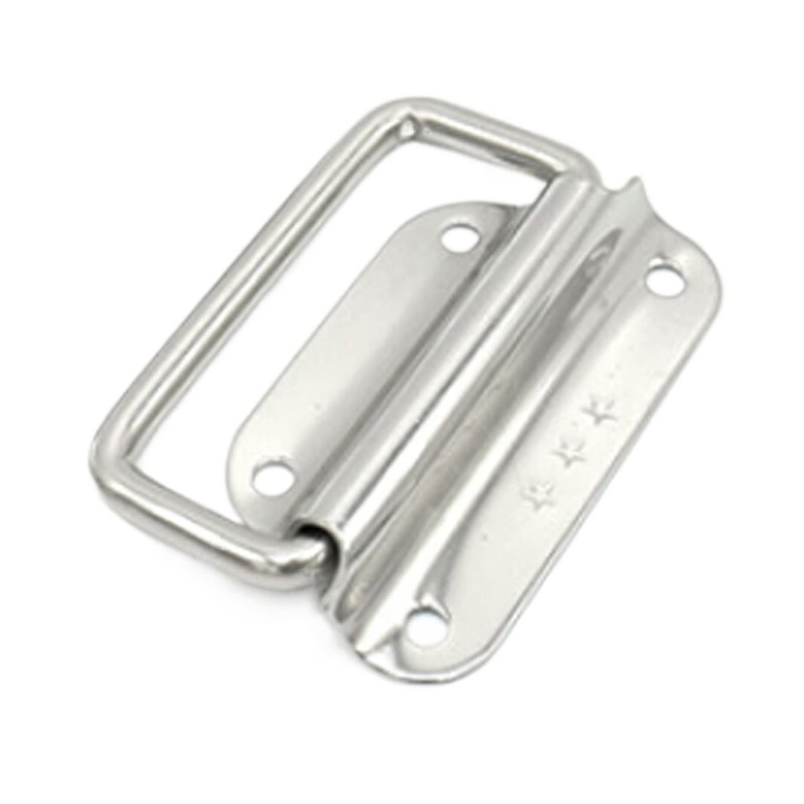 ROHCGHC recessed Foldable Handle, Stainless Steel Toolbox Handle Folding Suitcases Pull Lock up Equipment Distribution Case Knobs Drawer Furniture Hardware(M)