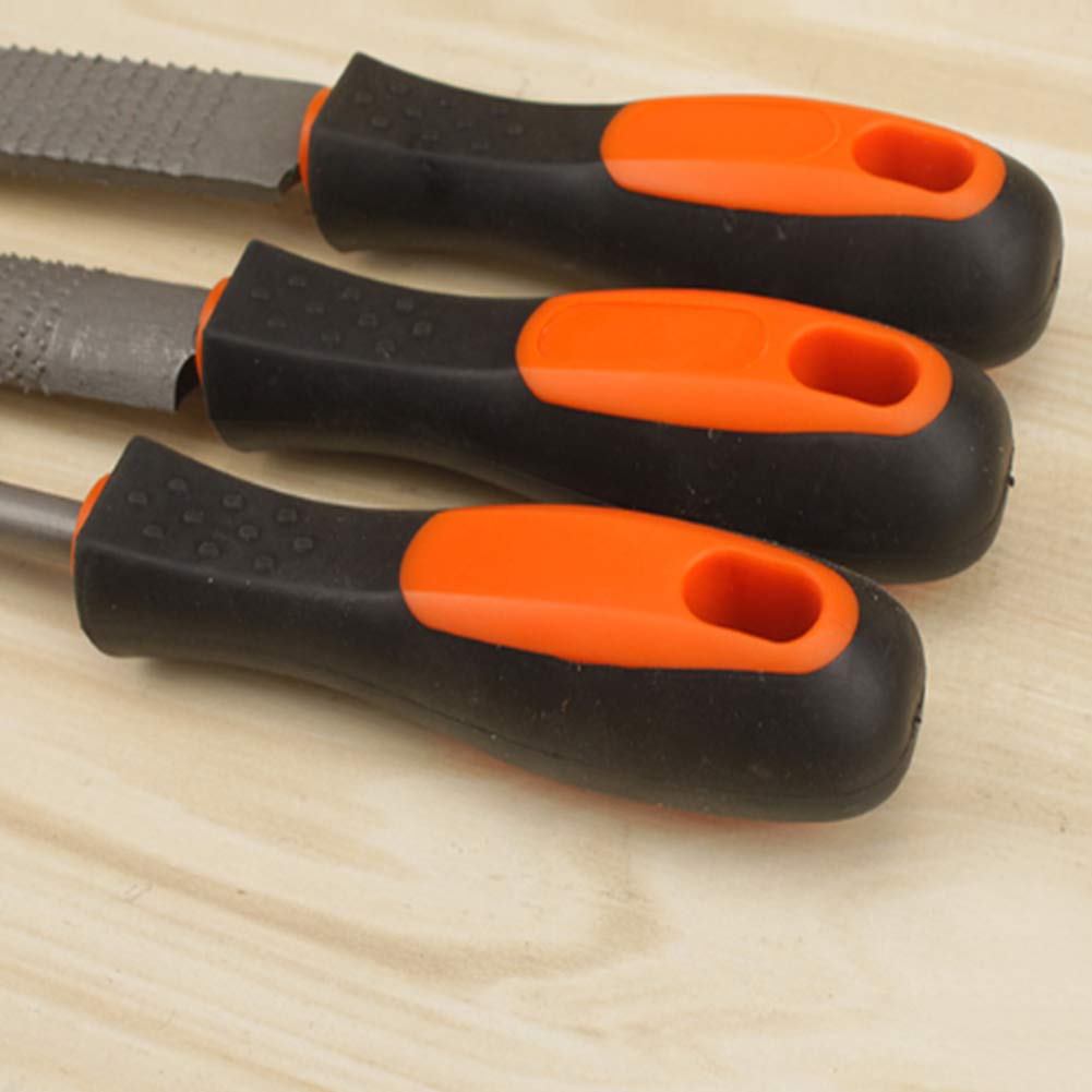 Set 3 Lime Per Legno - Raspa Piatta, Semitonda E Rotonda - Acciaio Al Carbonio - Per Falegnameria - Foto 7