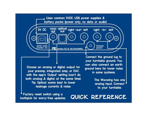 Waxwing Phono DSP Preamp from Parks Audio with Magic, Optical Out & Full App Control