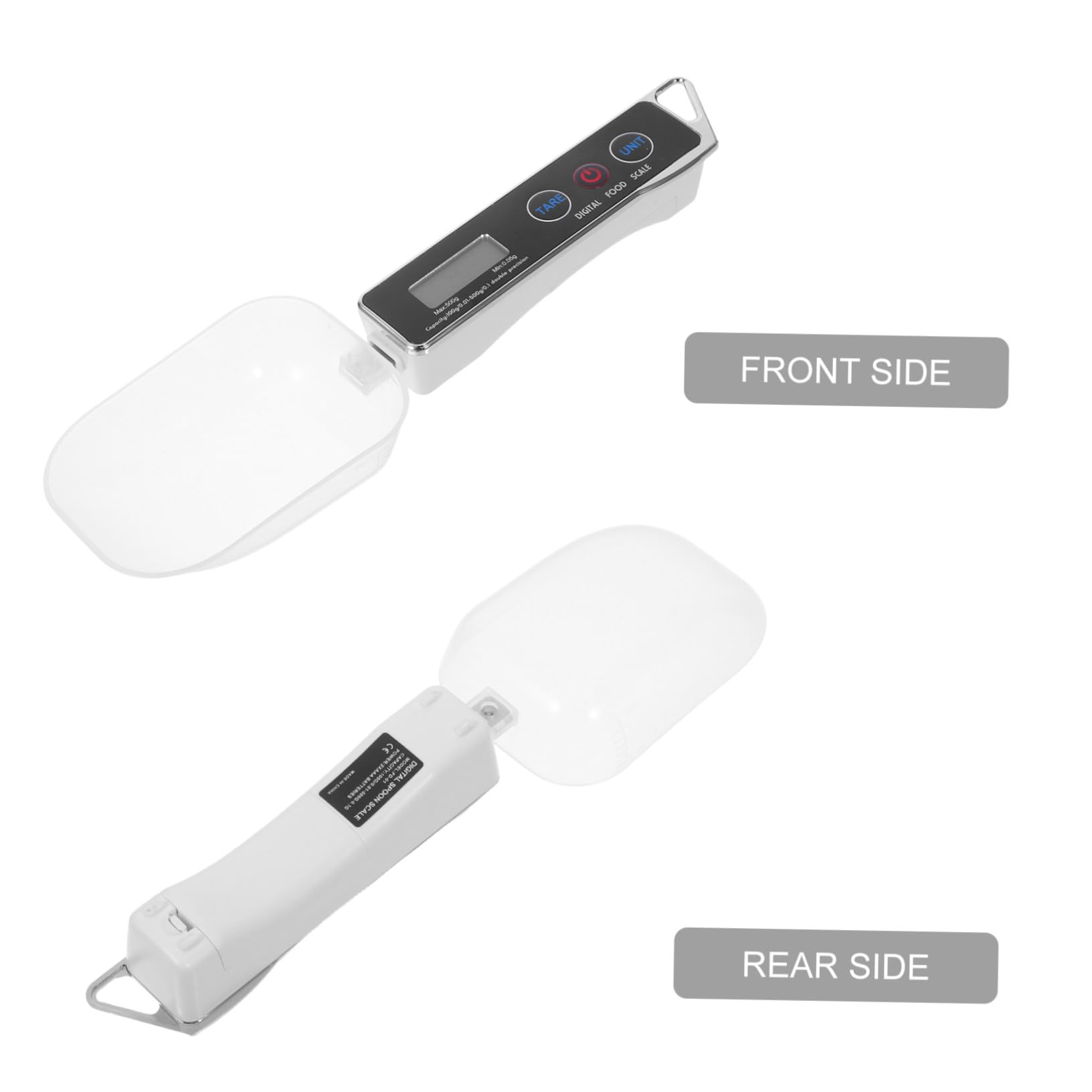 PRETYZOOM 3 Sätze Elektronische Küchenwaage Digital Spoon Scale Digitale Schaufel Präzisionswaage Mini Lebensmittelwaage Gewicht Messlöffel Mini Küchenwaage Kleiner Grammmaßstab Metall