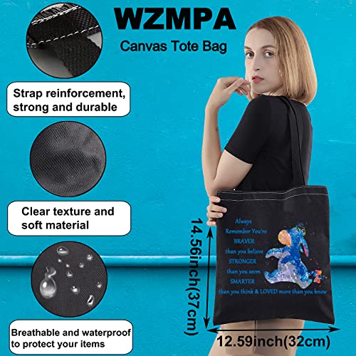 WZMPA Cartoon Cosmetic Makeup Bag Movie Fans Gift You are Braver Stronger Smarter Than You Think Makeup Zipper Pouch Bag for Women Girls(Always Eey TG BL) - Image 2