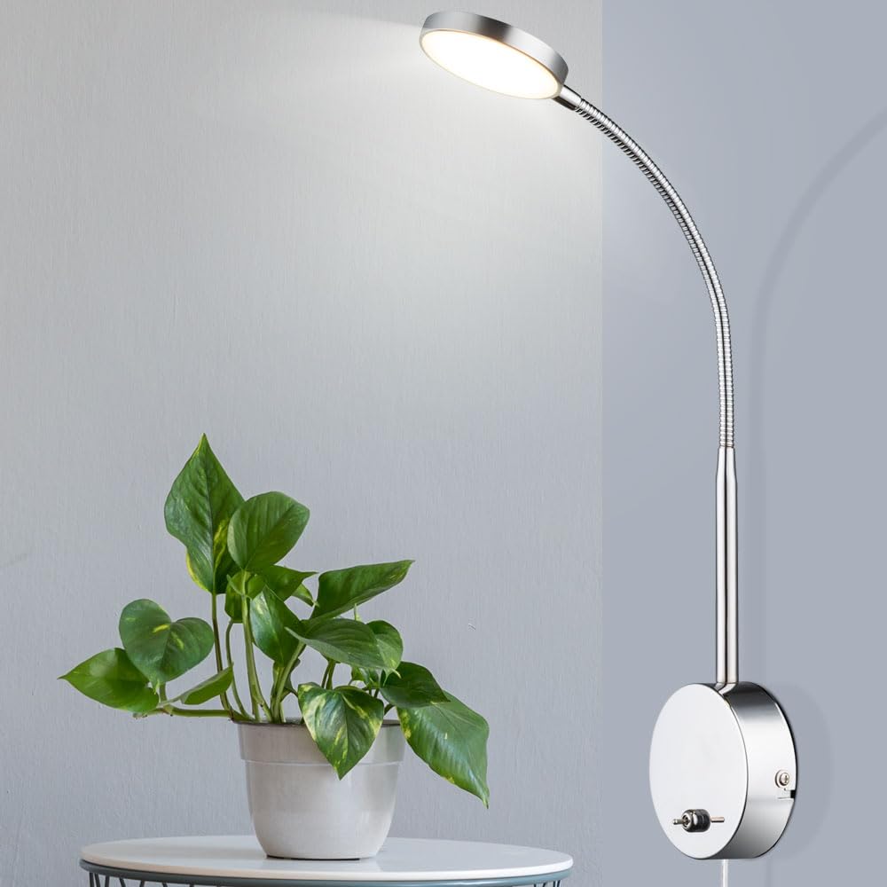 Globo 24103W - Lámpara led de pared (aluminio), color cromado