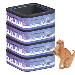 Cat Wizard Nachfüllkassetten für Katzenstreu, 4 Stück