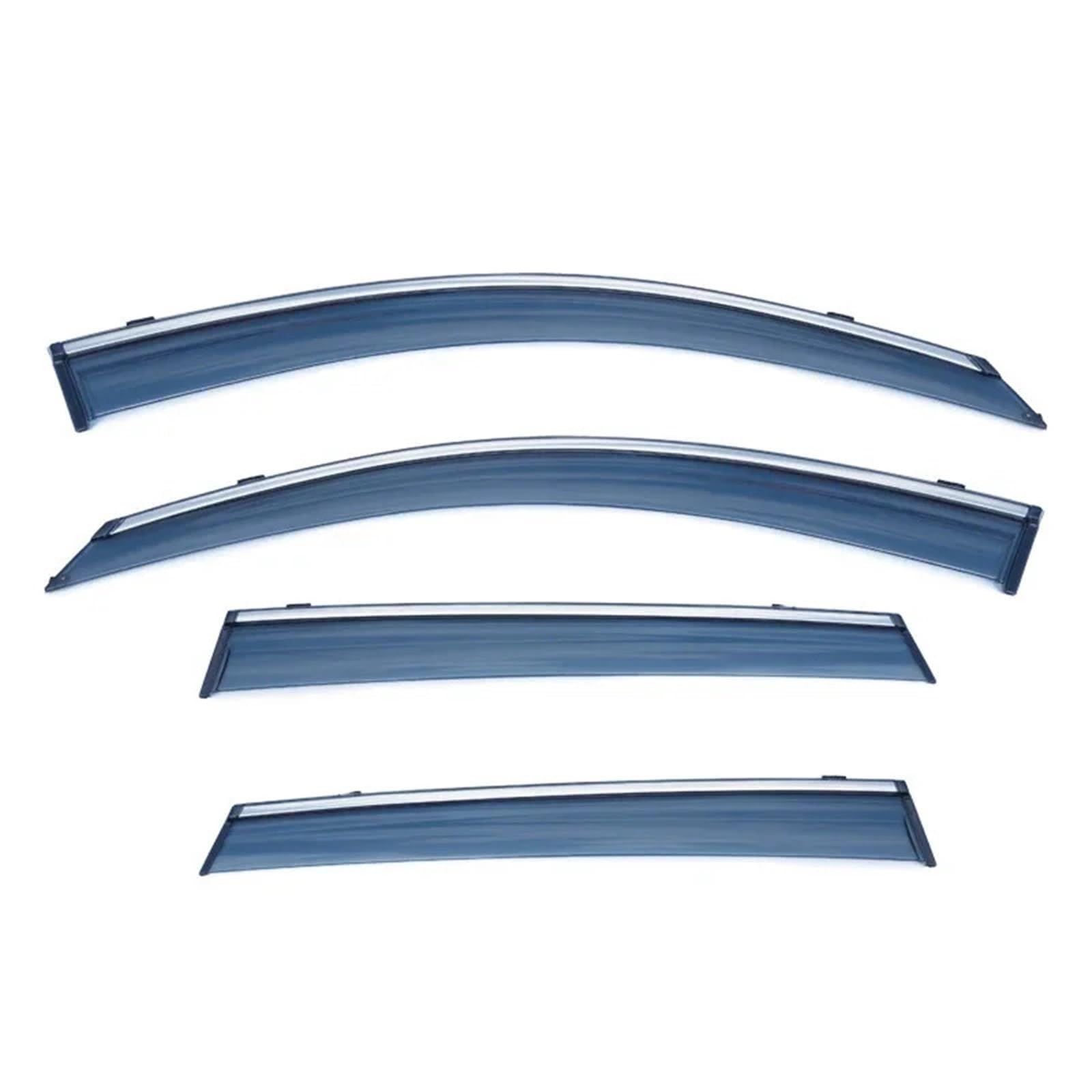 osłona Car Wind Deflector Pasuje do Haval H2 2014-2021 Osłona okienna Osłona przeciwdeszczowa Osłona przeciwwiatrowa Deflektory z chromowanymi wykończeniami Osłony(H2 2014-2021)