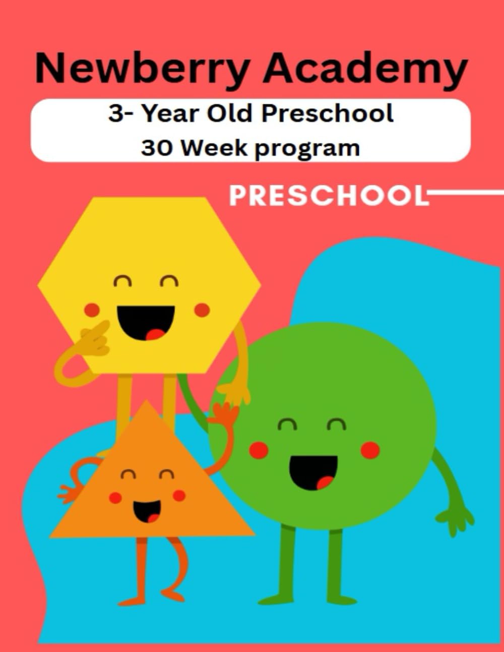 Preschool 3-year-old Workbook: 30 weeks complete lessons