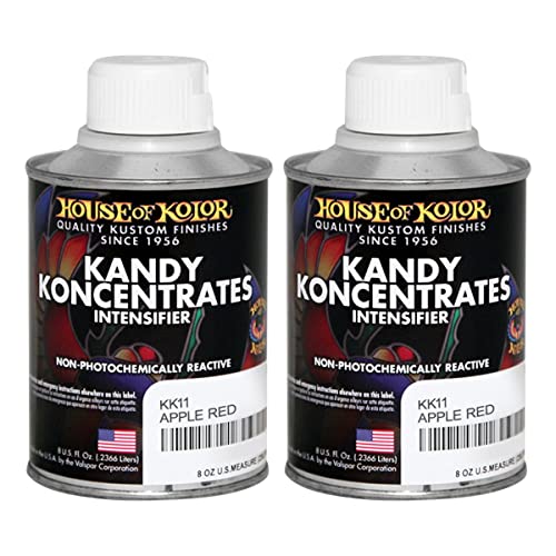 House of Kolor KK11-C02 Apple Red Kandy Koncentrate 1/2 Pint (2 Pack)
