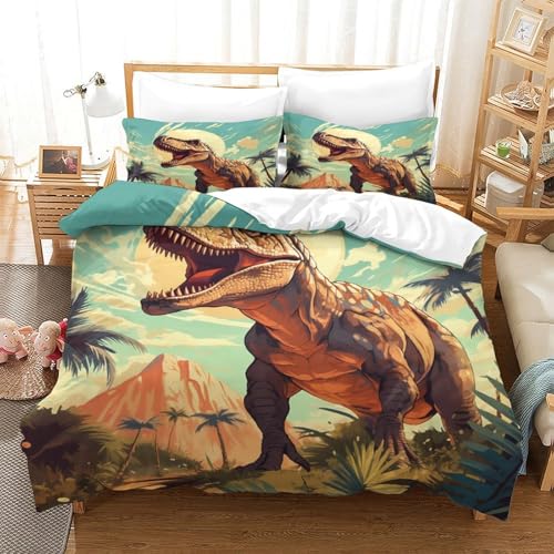 Housse de couette désert 200x200 parure tropicale microfibre