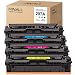 Produktbild (Kein Chip) PINALL W2210A W2211A W2212A W2213A Kompatibel HP 207A Toner für HP Color LaserJet Pro M255dw MFP M282nw M283cdw M283fdw(1 Schwarz/1Cyan/1Magenta/1Yellow)