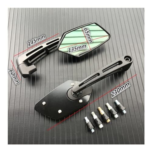 Espejo de motocicleta de plástico resistente para sustituir piezas rotas en scooter 3