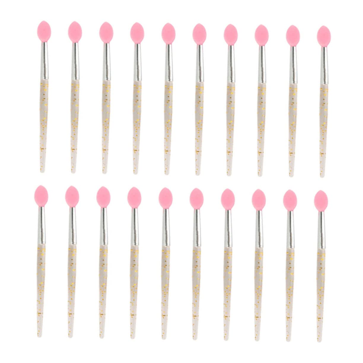 OSOLADY Mini Silicone Lip Brush Set Makeup Lipstick Balm Applicator 20 Pcs Comfortable Grip Fashion Trendy Design