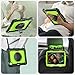 SEYMAC Case for iPad Air 11 Inch M4 / M3 / M2 (2026/2025 / 2024), Heavy Duty Shockproof Protective Case with Screen Protector, 360° Rotating Stand and Hand/Shoulder Strap, Green