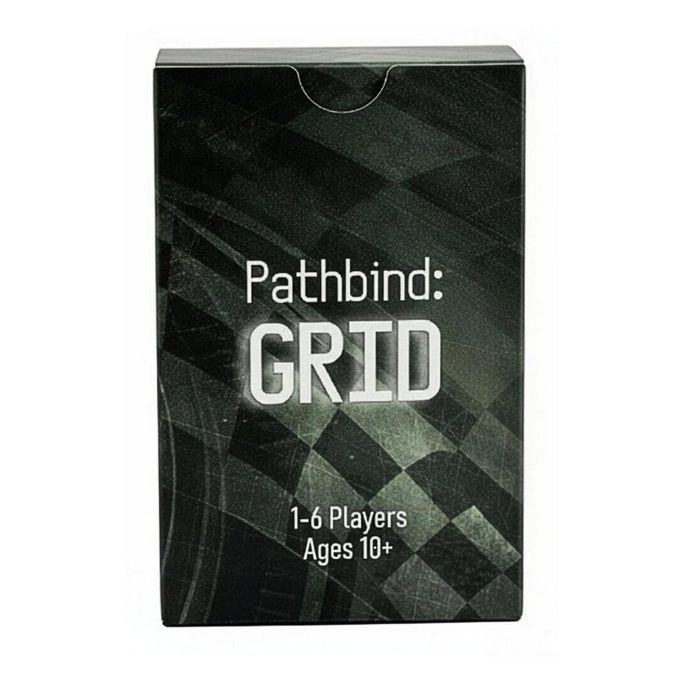 Pathbind: Grid - Strategic Racing Card Game, Blue, White, and Black, 9 cm x 6 cm - Image 2