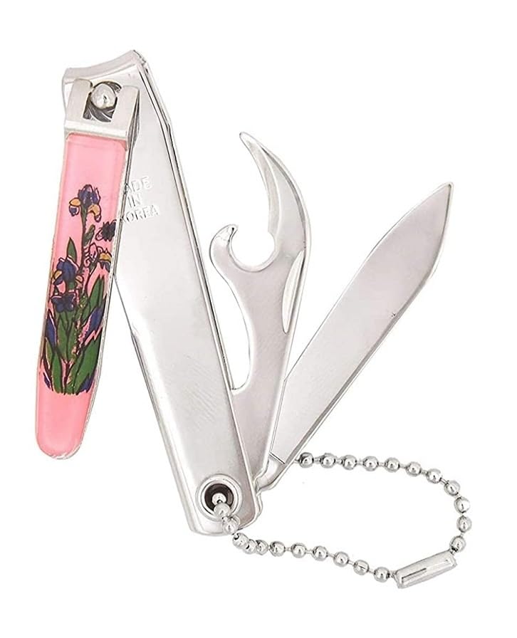 luella Bell Nail Cutter Finger Nail Cutter Toenails Stainless Steel for Men's and Women (Multicolor) (blue)