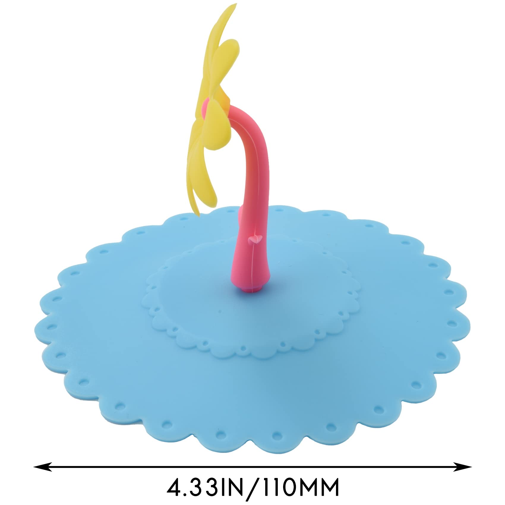 Couvercles De Tasses En Silicone Réutilisables - 5 Tailles (105 à 185mm) - Étanches Et Micro-ondables