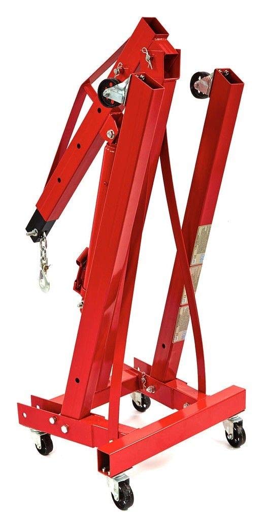 JOMAFA - GRUA PLEGABLE 2 TONELADAS + NIVELADOR PARA MOTORES