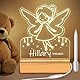 CENOVE Personalisiertes Nachtlicht für Babys, Elf Individuelle Nachttischlampe für Kinder, Personalisierte Geschenke Kinder, Babygeschenk, Geschenk zur Geburt
