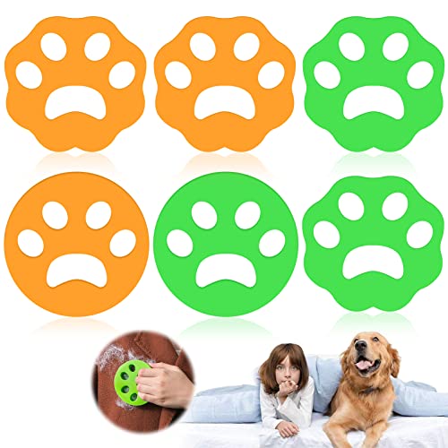 Fengyang 6 Piezas Atrapa Pelos Lavadora, Lavandería Mascota Removedor, Depiladora de Mascotas, Removedor de Pelo para Mascotas de lavandería, Filtros de Pelusa de Reutilizables para Pelo de Perro Cover
