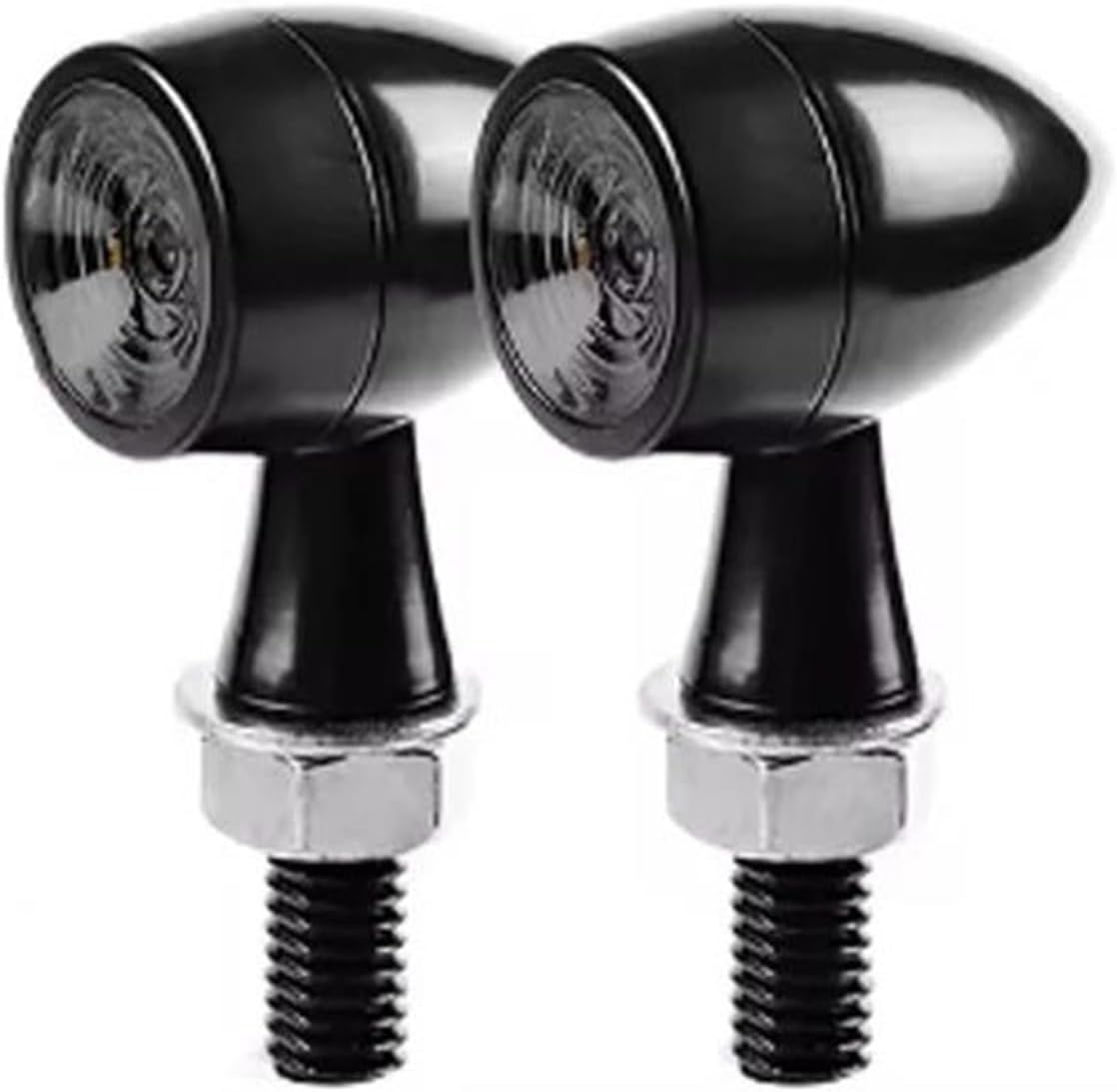 Turn Signals Light 12V 8mm Indicator Blinker For Sym For Jet X125 For 14 Motorcycle Turn Signal Light Bullet Clignotant Moto Flasher Lamp(2 Sm-oke)