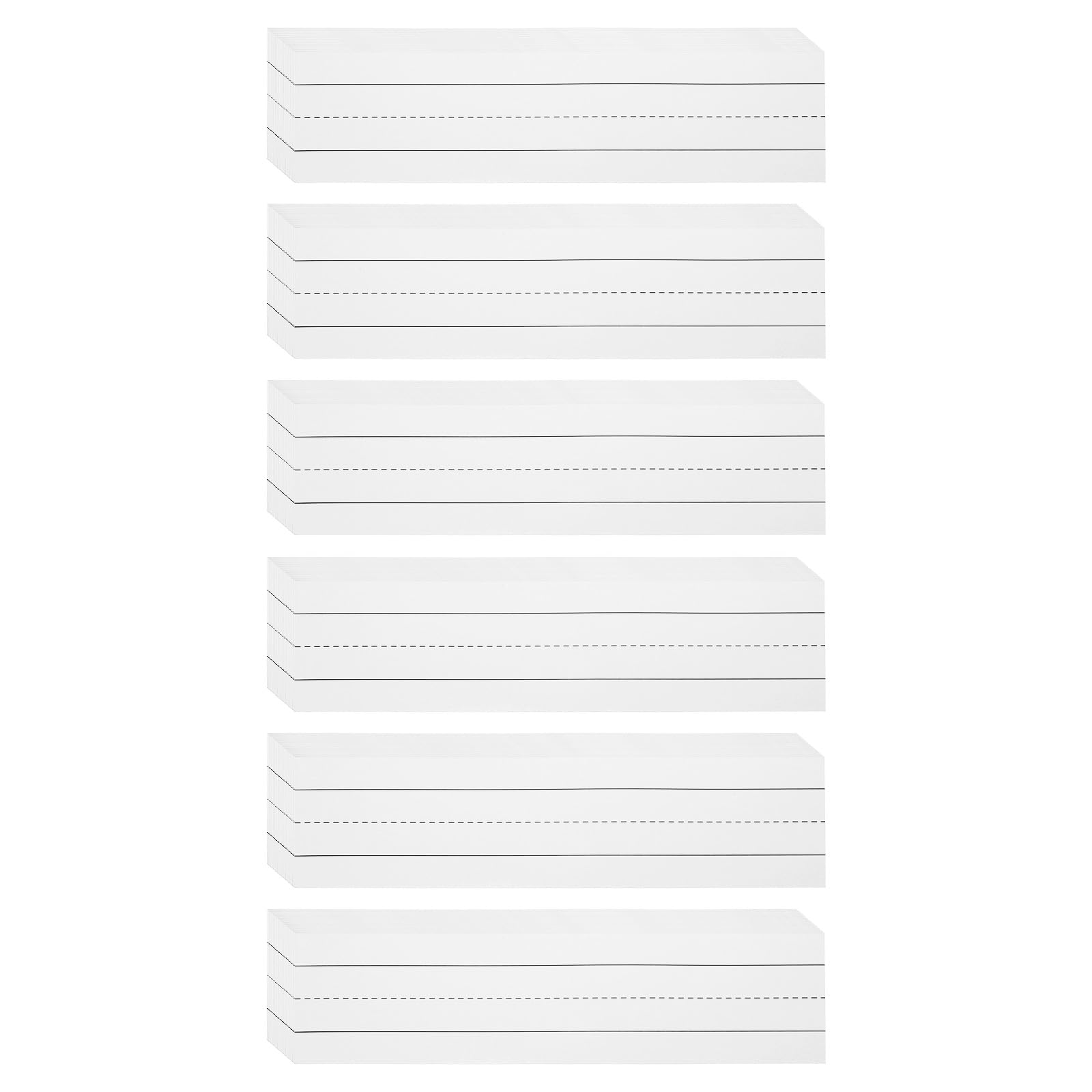 PATIKIL 150 Sheets Ruled Sentence Strips