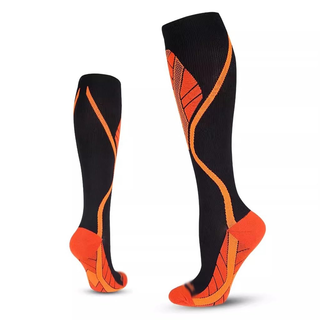 Laufsocken für Damen, Springseil, Training, Druck, mittellange Wade, Leggings für Herren