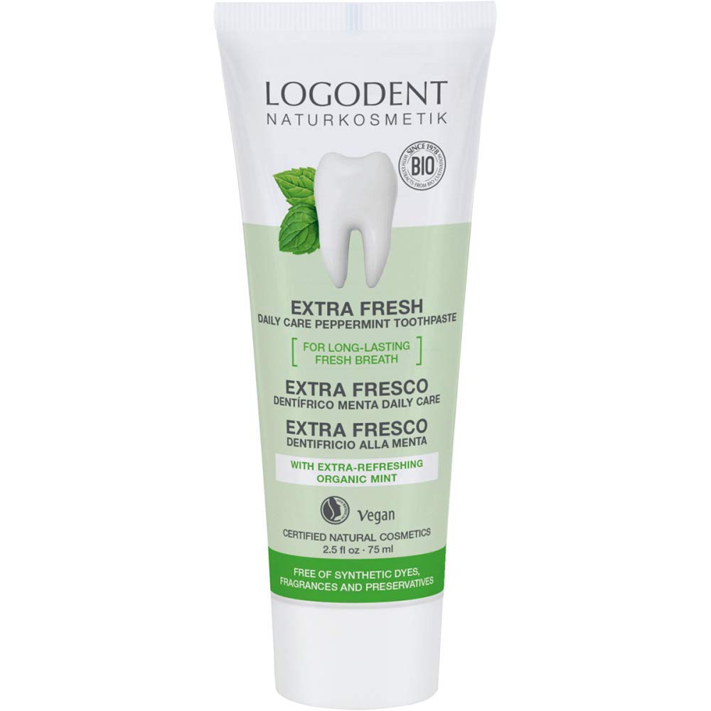 Extra Fresh Daily Care Peppermint Toothpaste Fluoride Free, 75 Ml X