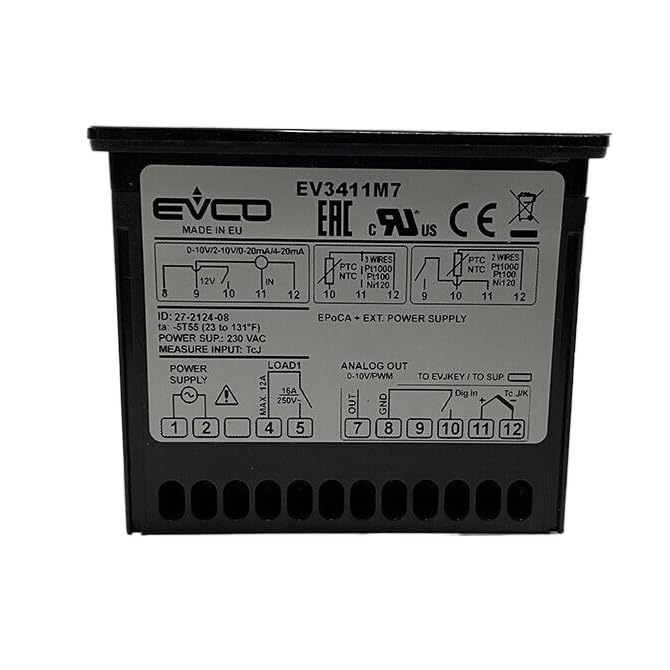 EV3411M7 Control Cold Touch Screen Thermostat Controller (EV3411M7)